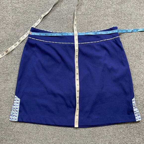 Vineyard Vines Skort Womens 6 Royal Breeze Stretch Performance Side Zip Pockets - Picture 3 of 11